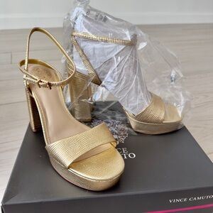 Vince Camuto Gold Women's Heels